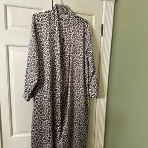 Leopard Print Robe